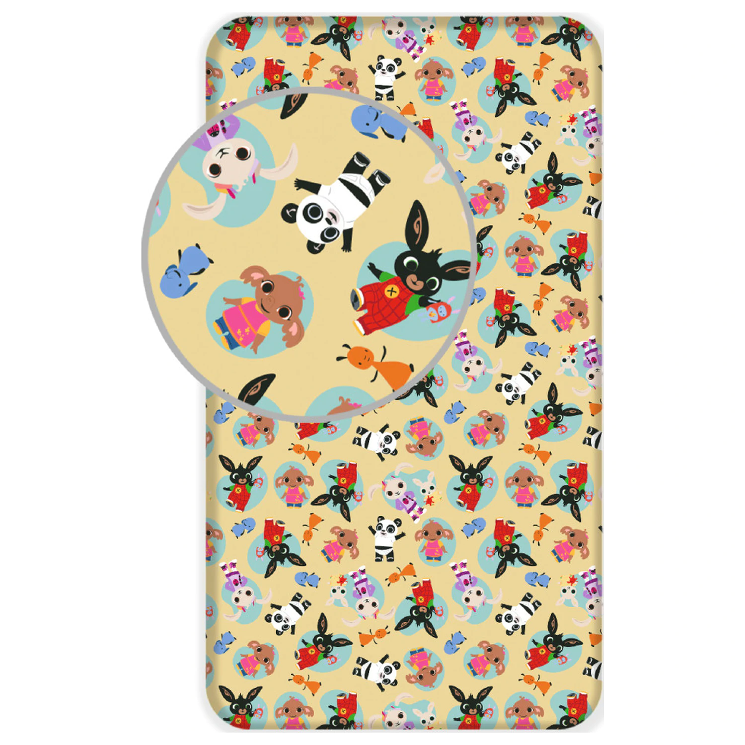 Bing Tiny Town Spannbettlaken 90x200 cm Produktfoto