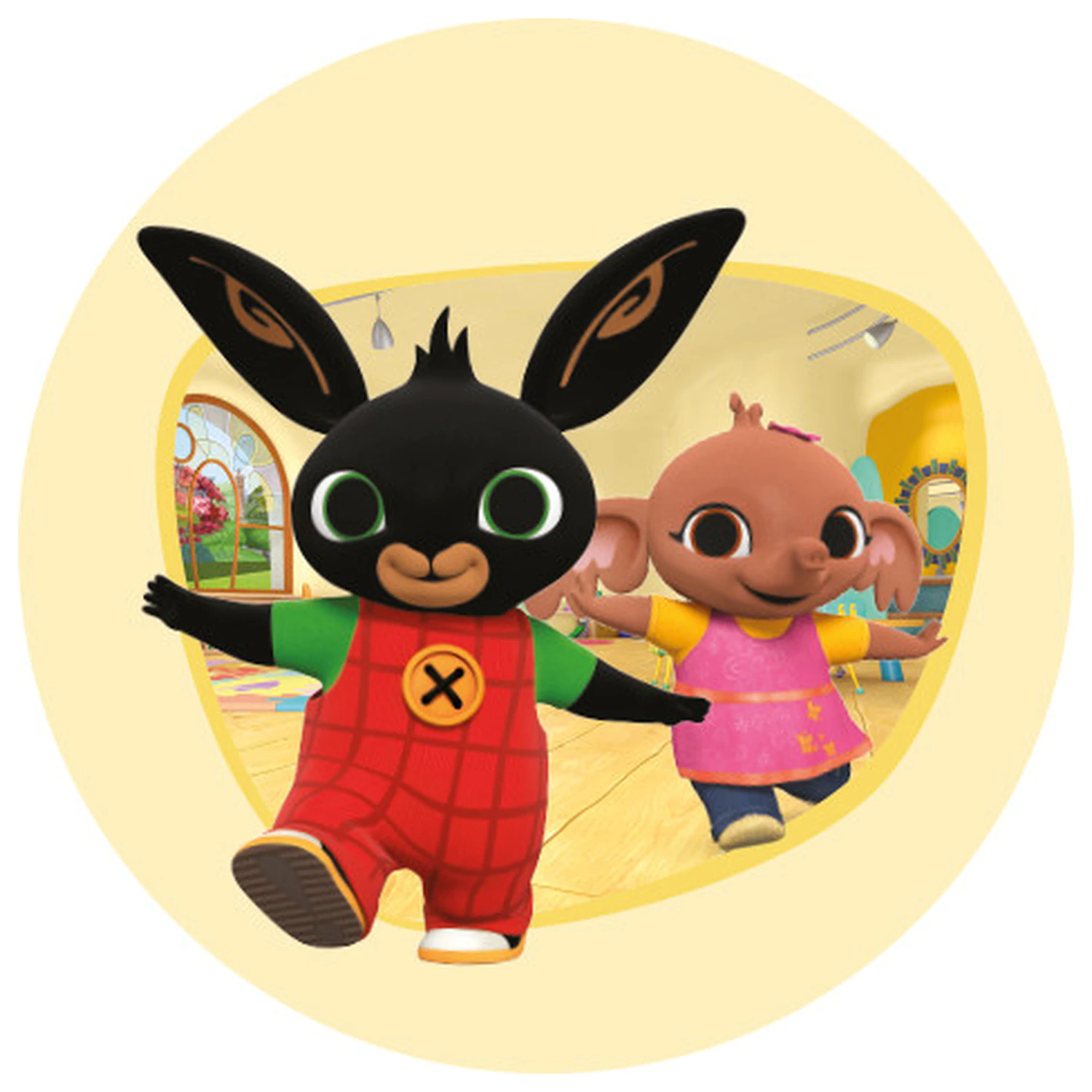 Bing Gelbes Geformtes Kissen Produktfoto