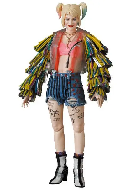 Birds Of Prey MAF EX Actionfigur Harley Quinn Caution Tape Jacket Ver. 15 cm Produktfoto