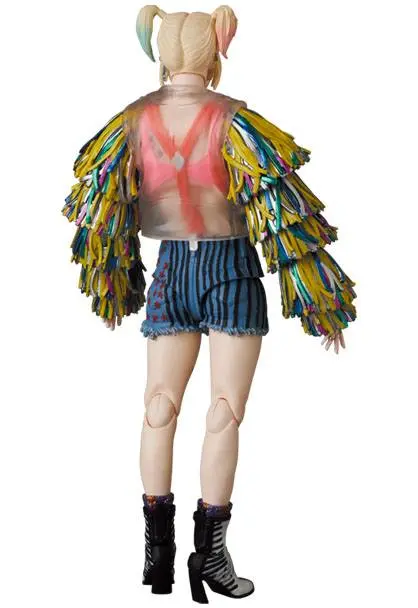 Birds Of Prey MAF EX Actionfigur Harley Quinn Caution Tape Jacket Ver. 15 cm Produktfoto
