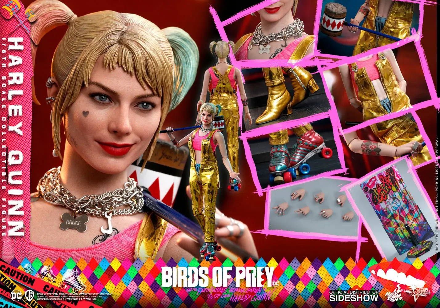 Birds of Prey Movie Masterpiece Actionfigur 1/6 Harley Quinn 29 cm Produktfoto