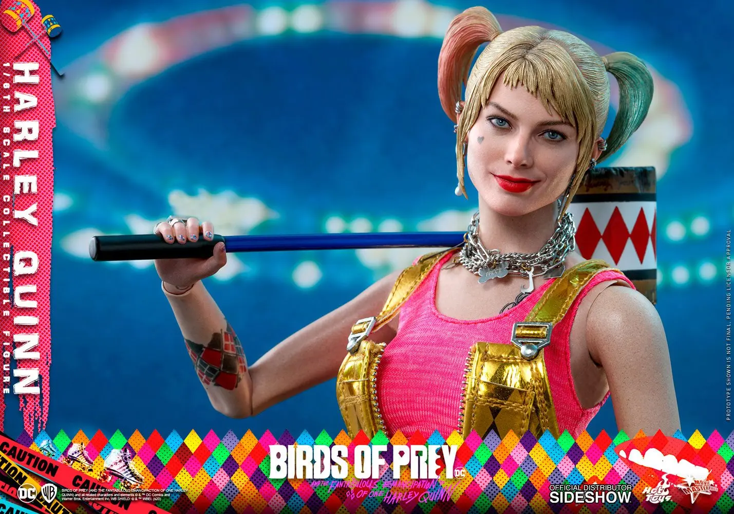 Birds of Prey Movie Masterpiece Actionfigur 1/6 Harley Quinn 29 cm Produktfoto