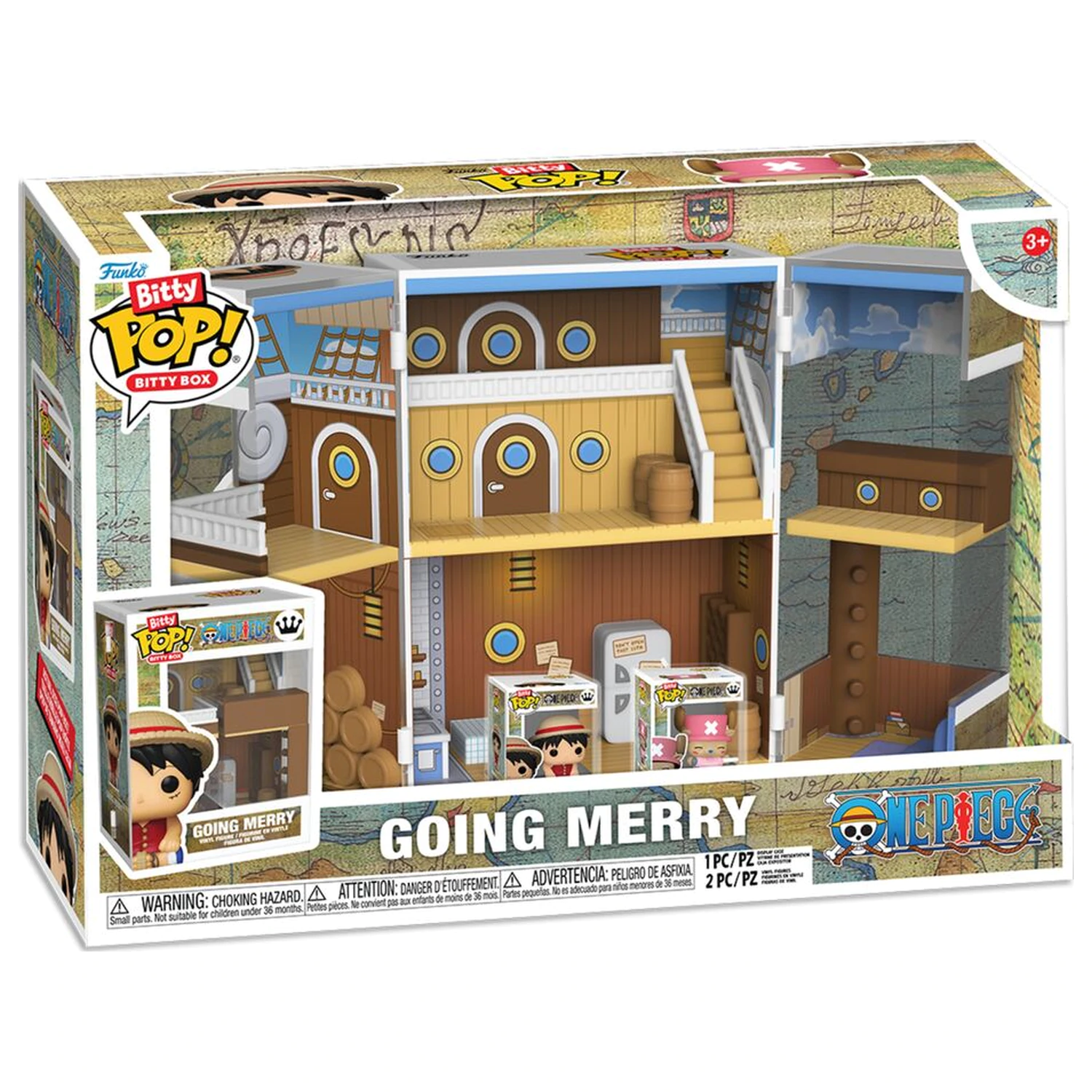 Bitty Boxen Figur One Piece Going Merry Produktfoto