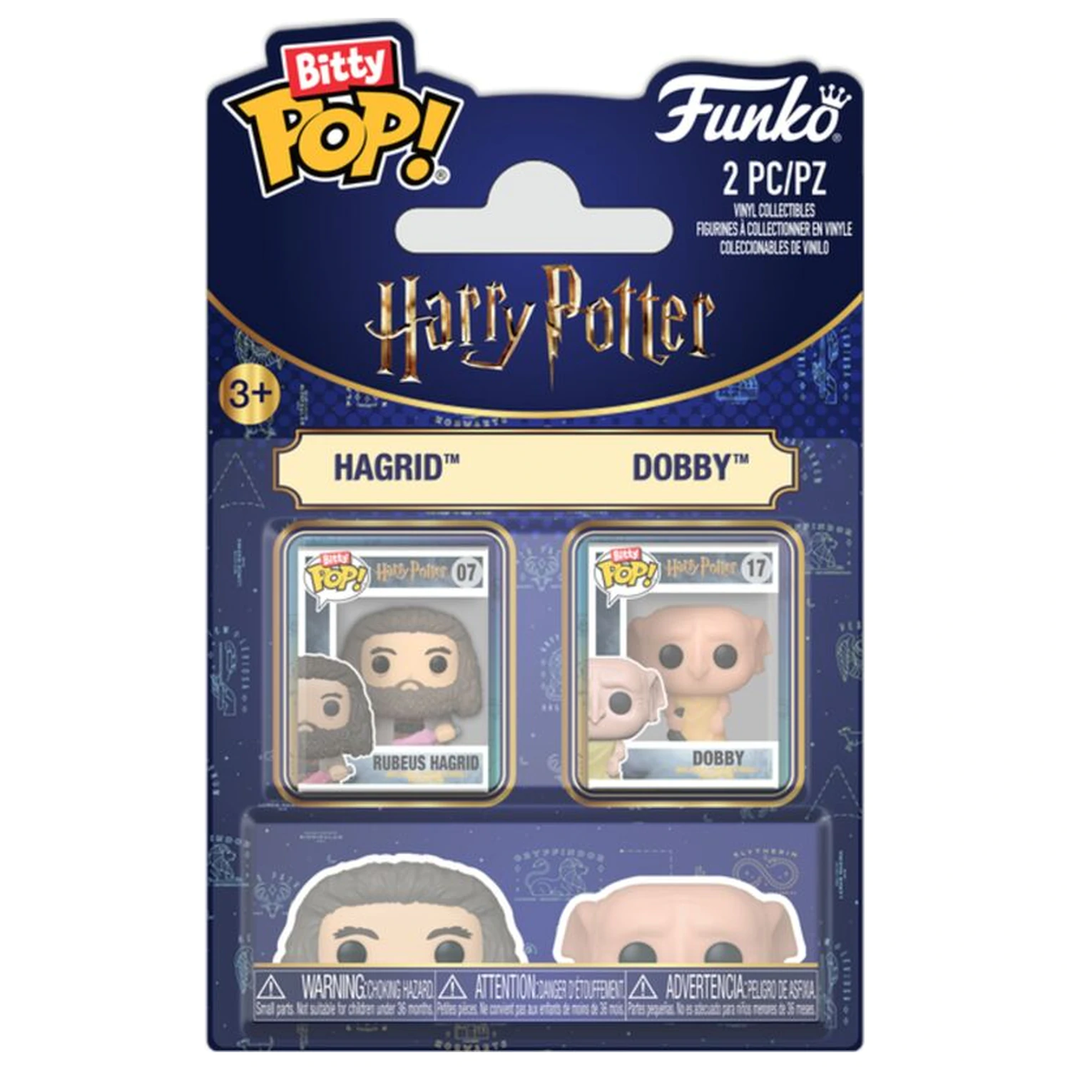 Bitty Funko POP 2er-Pack Figuren Harry Potter Hagrid & Dobby Produktfoto