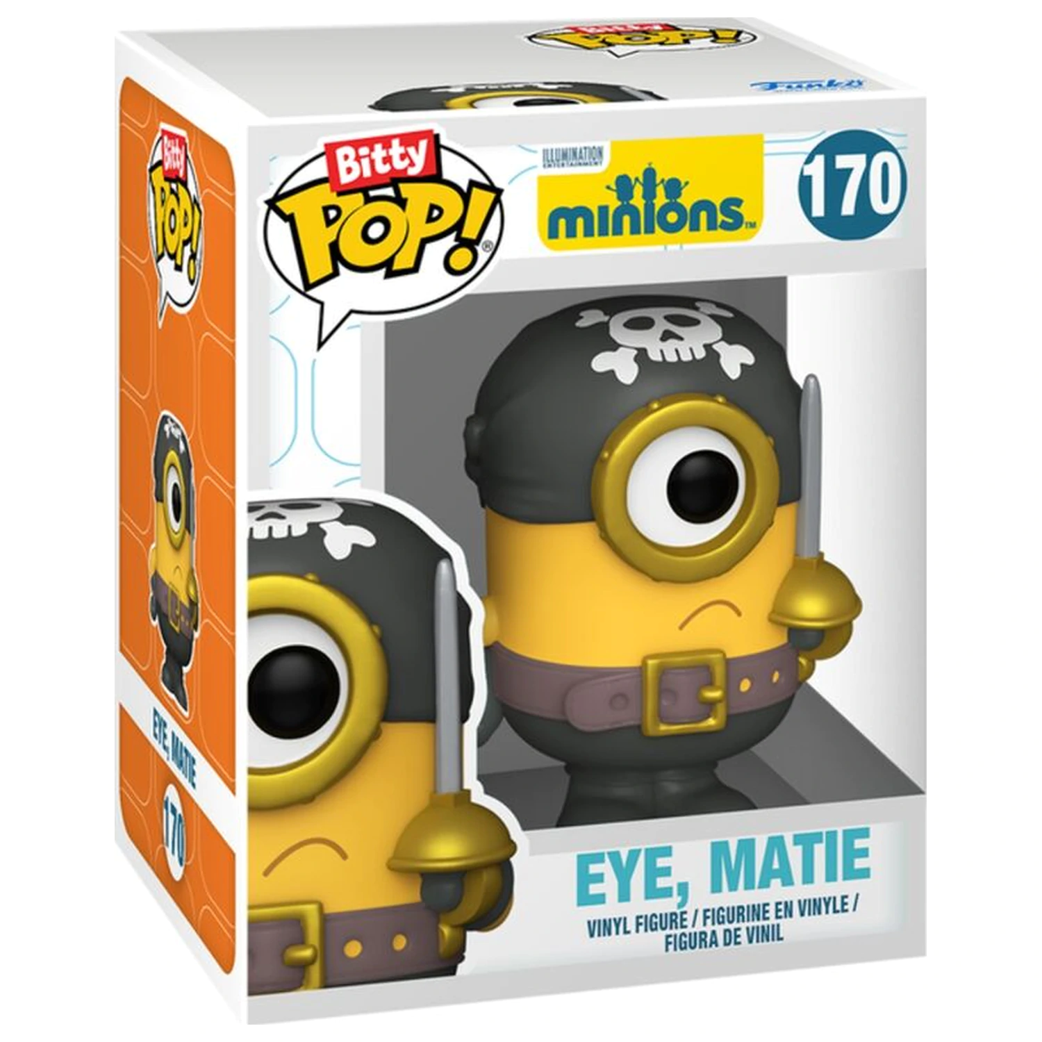 Bitty Funko POP Doppelpack 2 Figuren Minions Kevin & Eye Produktfoto