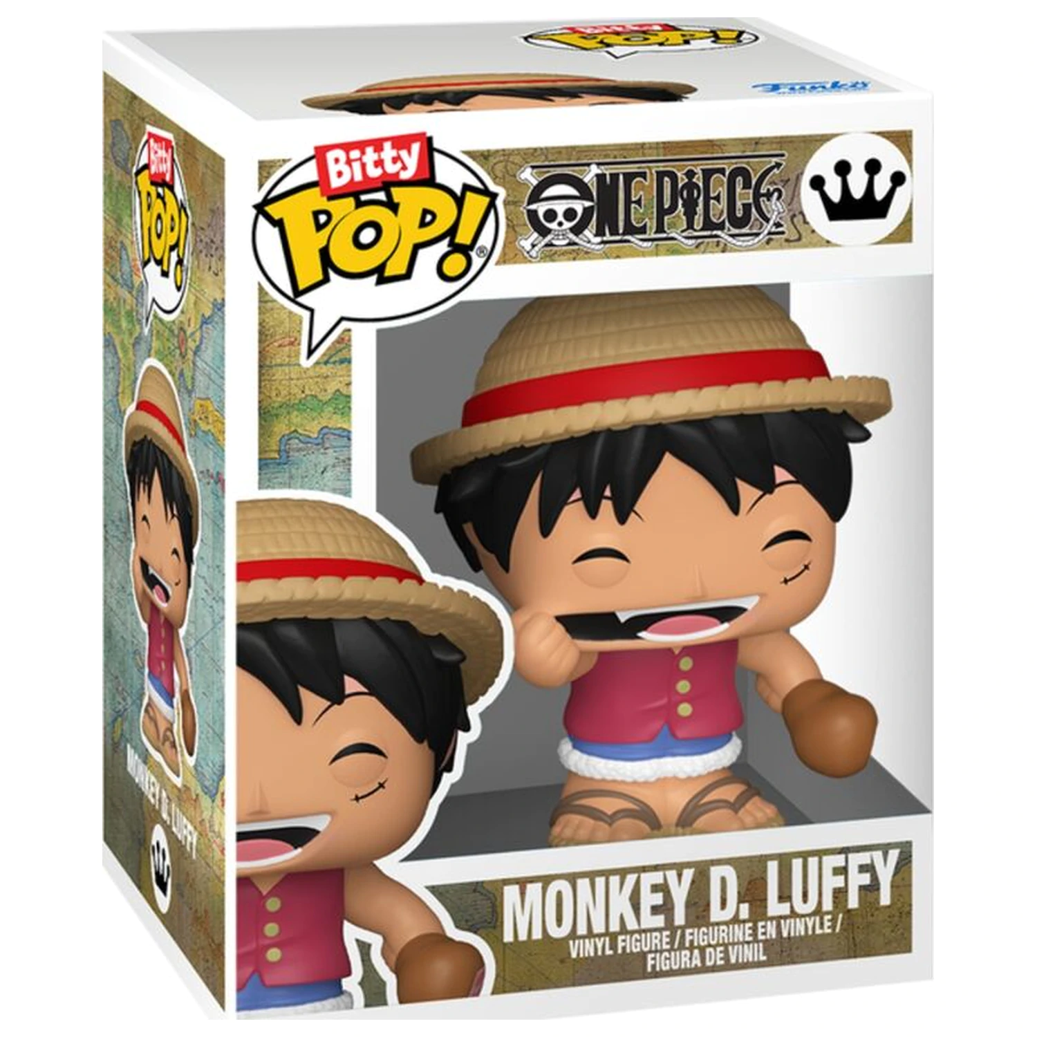 Bitty Funko POP Paket 2 Figuren One Piece Luffy & Nami Produktfoto