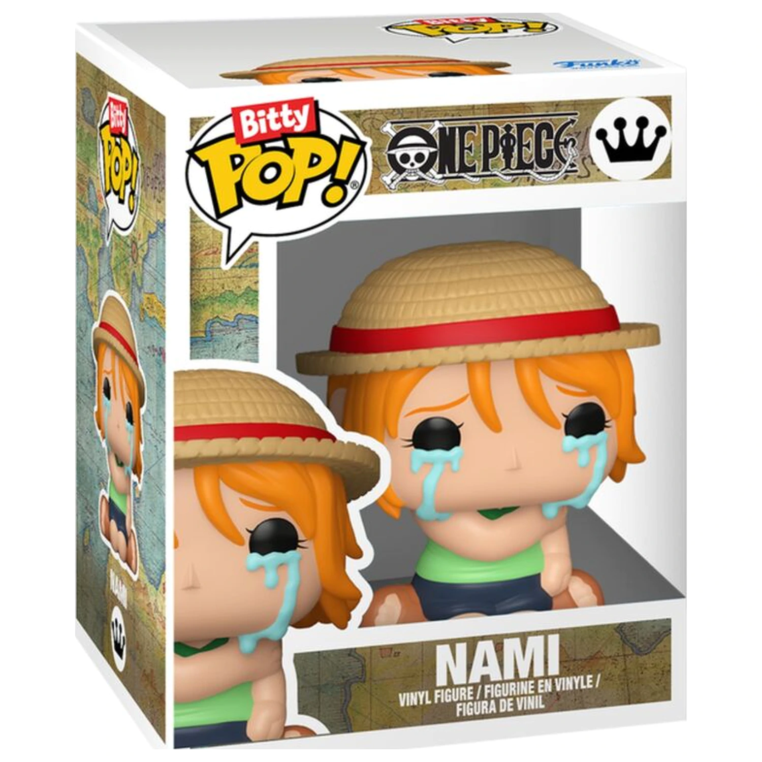 Bitty Funko POP Paket 2 Figuren One Piece Luffy & Nami Produktfoto