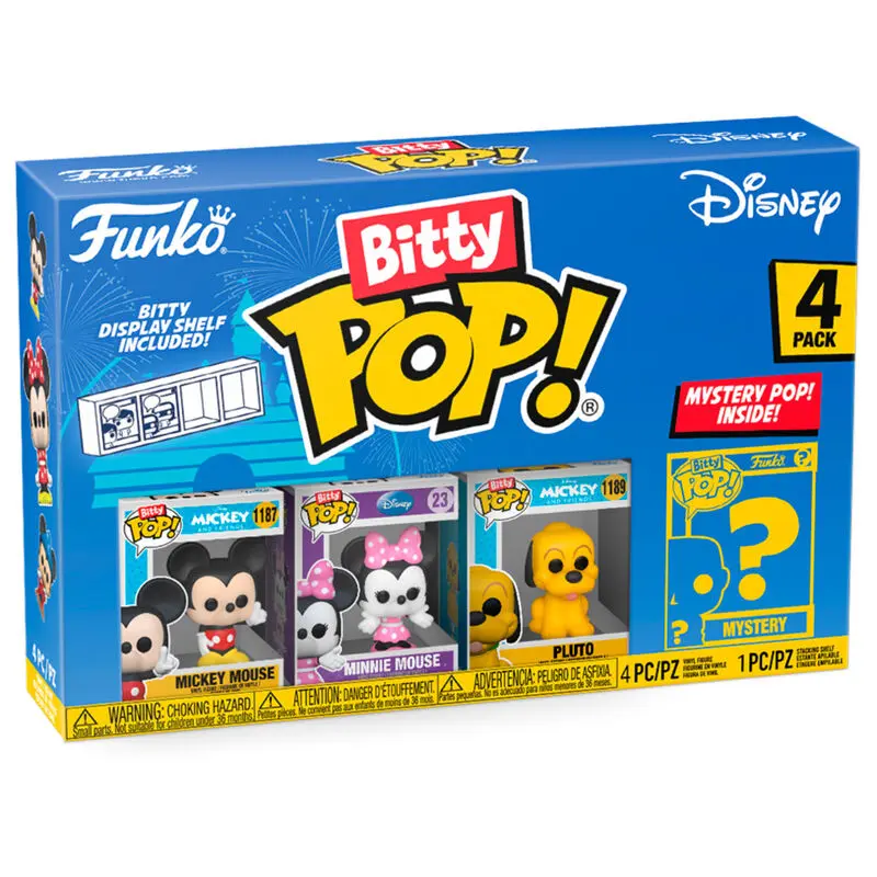 Disney Bitty POP! Vinyl Figuren 4er-Pack Mickey 2,5 cm termékfotó