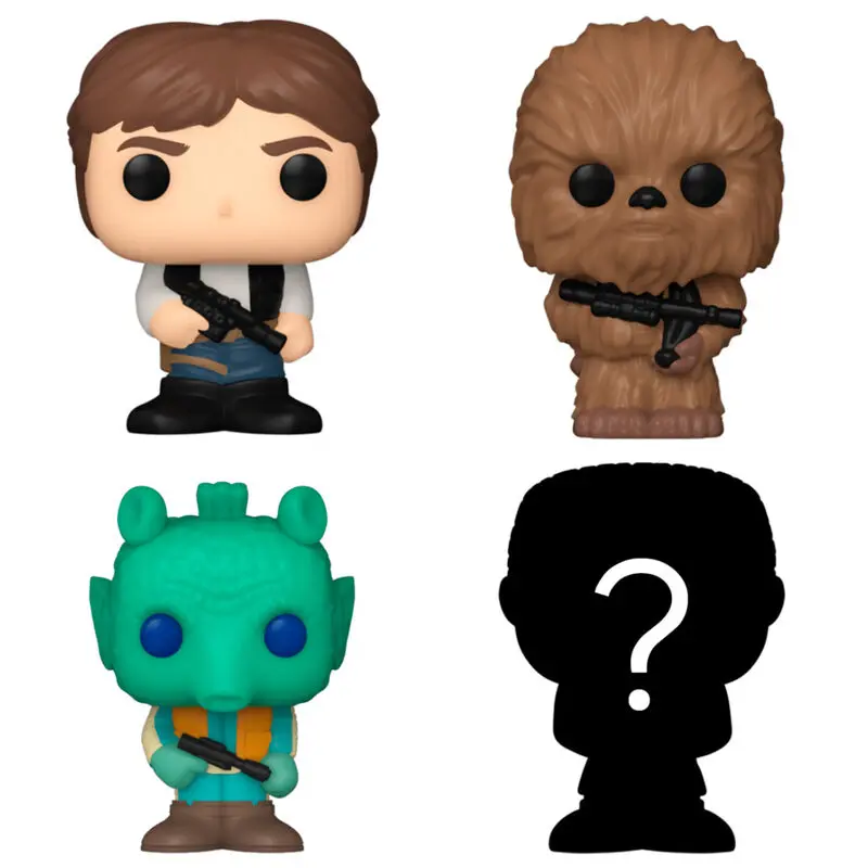 Star Wars Bitty POP! Vinyl Figuren 4er-Pack Han Solo 2,5 cm termékfotó