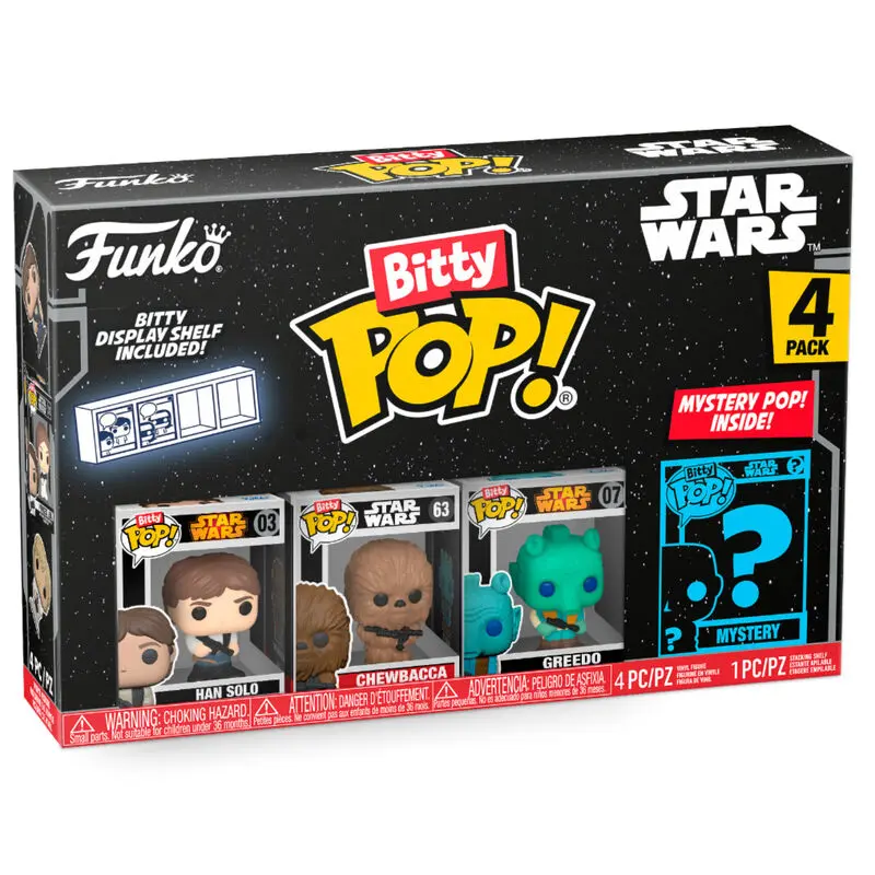 Star Wars Bitty POP! Vinyl Figuren 4er-Pack Han Solo 2,5 cm termékfotó