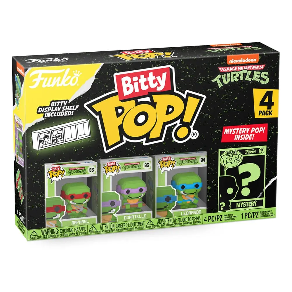 Teenage Mutant Ninja Turtles Bitty POP! Vinyl Figuren 4er-Pack 8-Bit 2,5 cm termékfotó