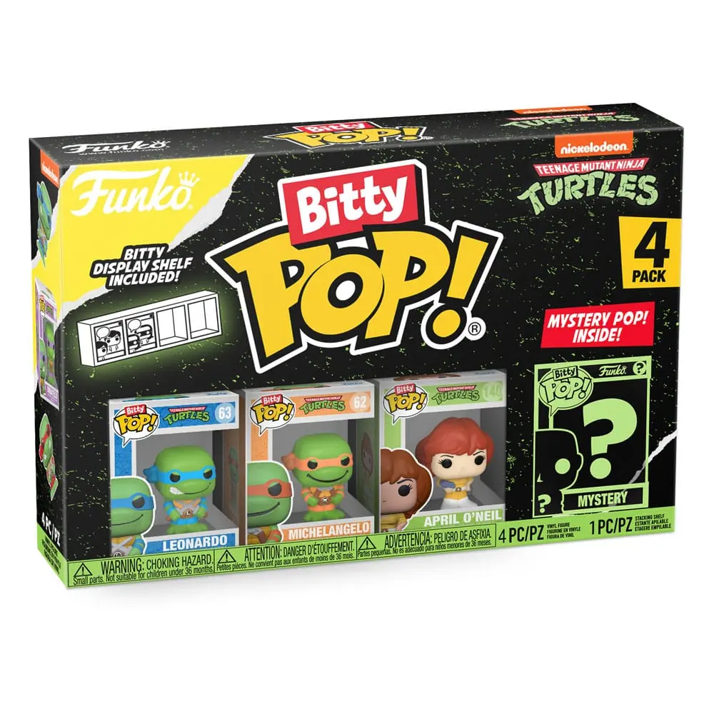 Teenage Mutant Ninja Turtles Bitty POP! Vinyl Figuren 4er-Pack Leonardo 2,5 cm termékfotó