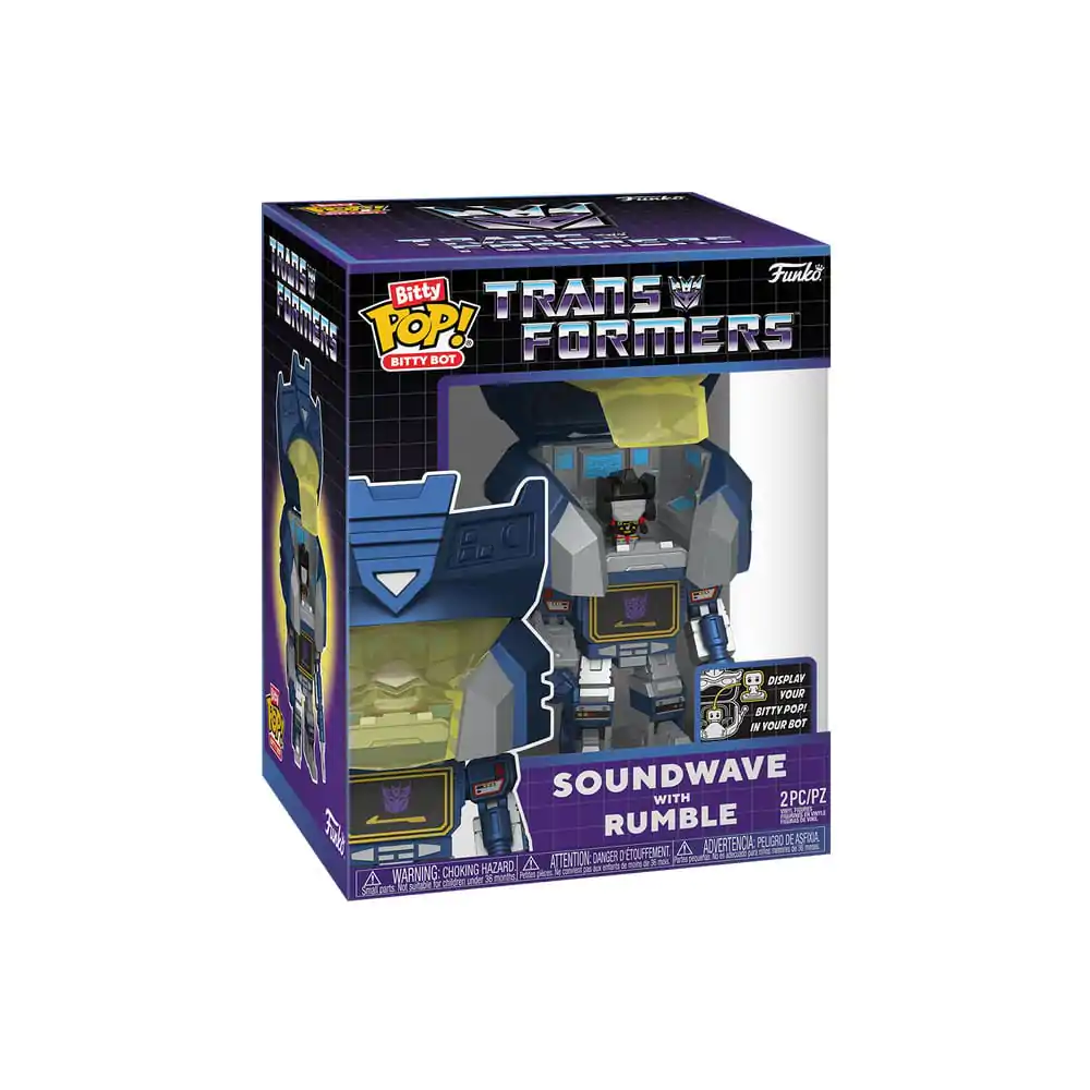 Bitty Funko POP! Bots Figuren Pack TR- Soundwave 2,5 cm Produktfoto