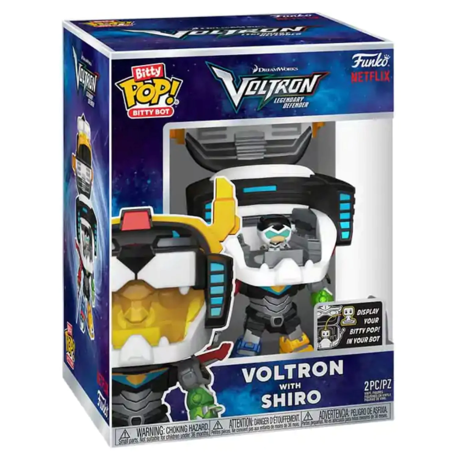 Bitty Funko POP! Bots Figuren Pack Voltron- Voltron 2,5 cm Produktfoto