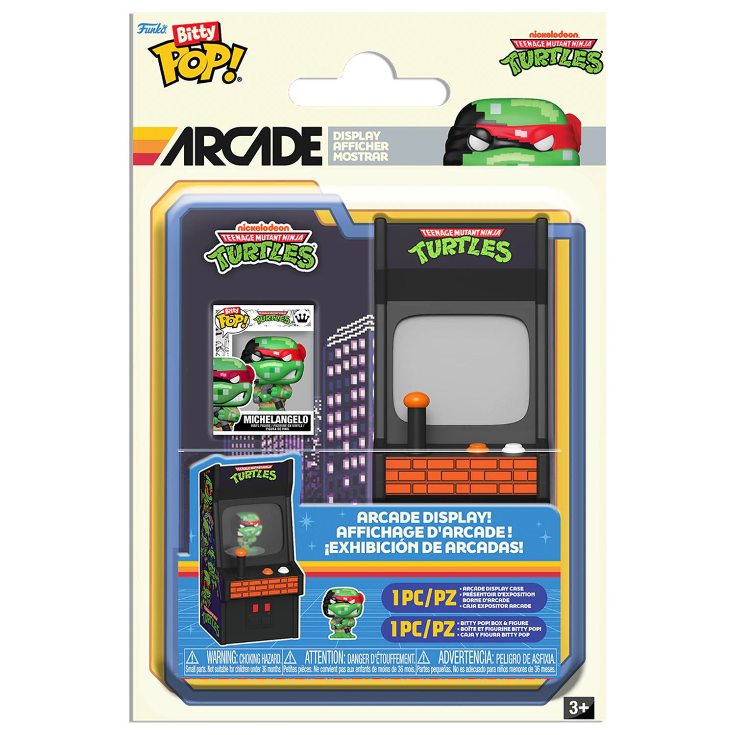 Bitty Funko POP Figur Arcade Teenage Mutant Ninja Turtles Produktfoto