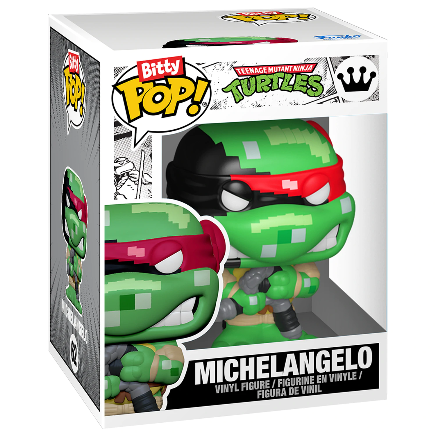 Bitty Funko POP Figur Arcade Teenage Mutant Ninja Turtles Produktfoto