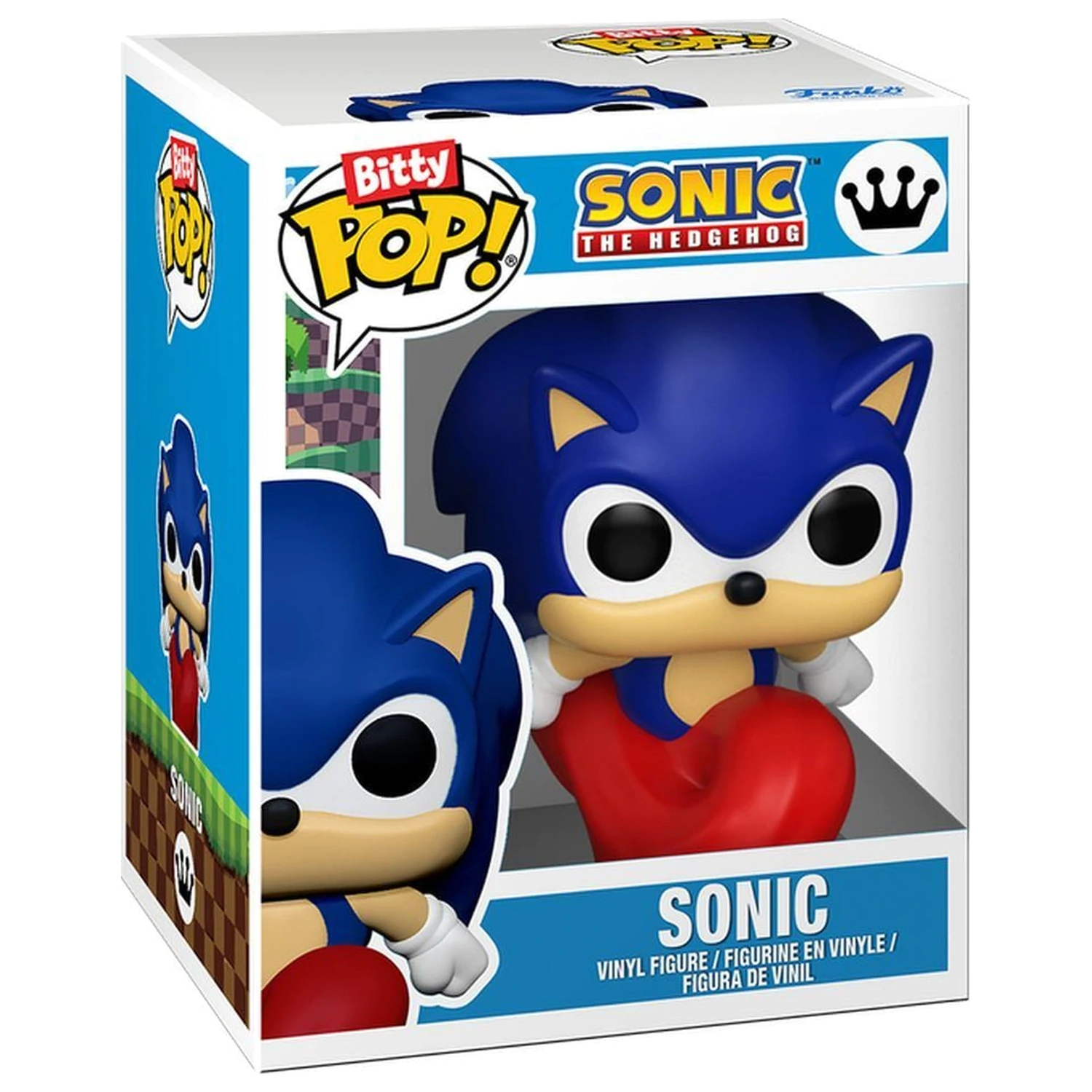 Bitty Funko POP Figur & Schlüsselanhänger Sonic The Hedgehog Sonic Produktfoto