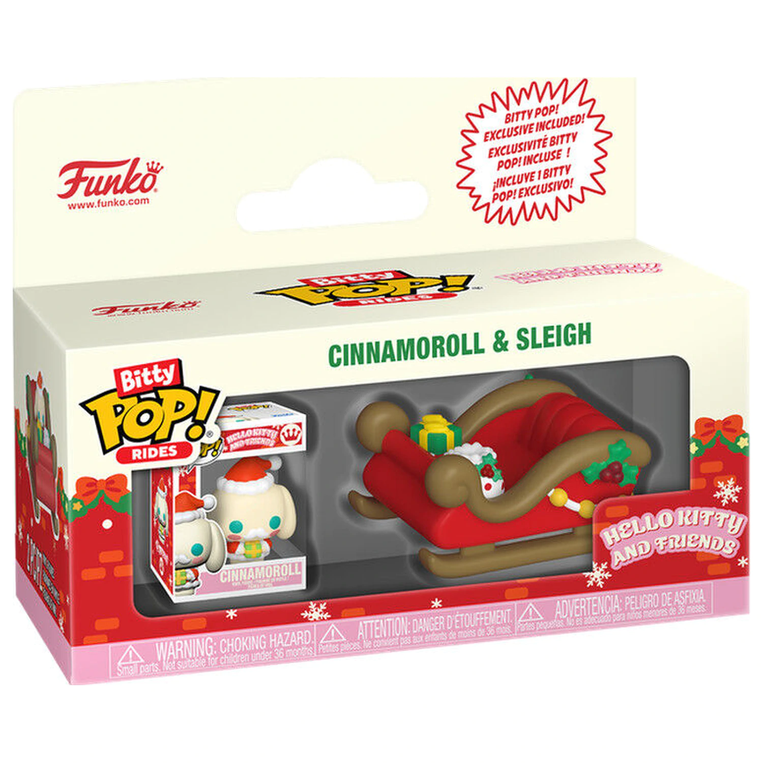 Bitty Funko POP Figur Ride Cinnamoroll und Schlitten Produktfoto