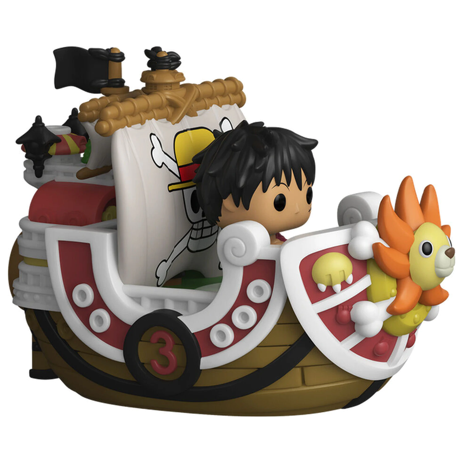 Bitty Funko POP Figur Ride One Piece Monkey D.Luffy und Thousand Sunny Produktfoto