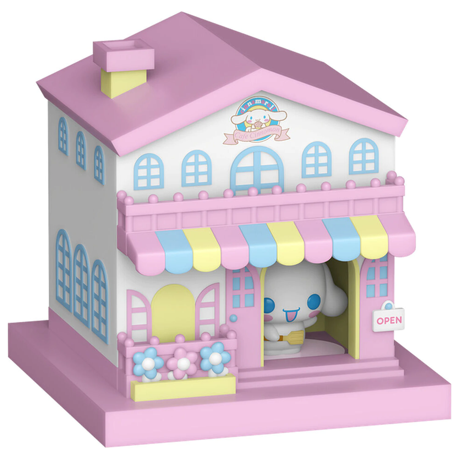 Bitty Funko POP Figur Town Hello Kitty and Friends Chef Cinnamoroll With Cafe Cinnamoroll Produktfoto