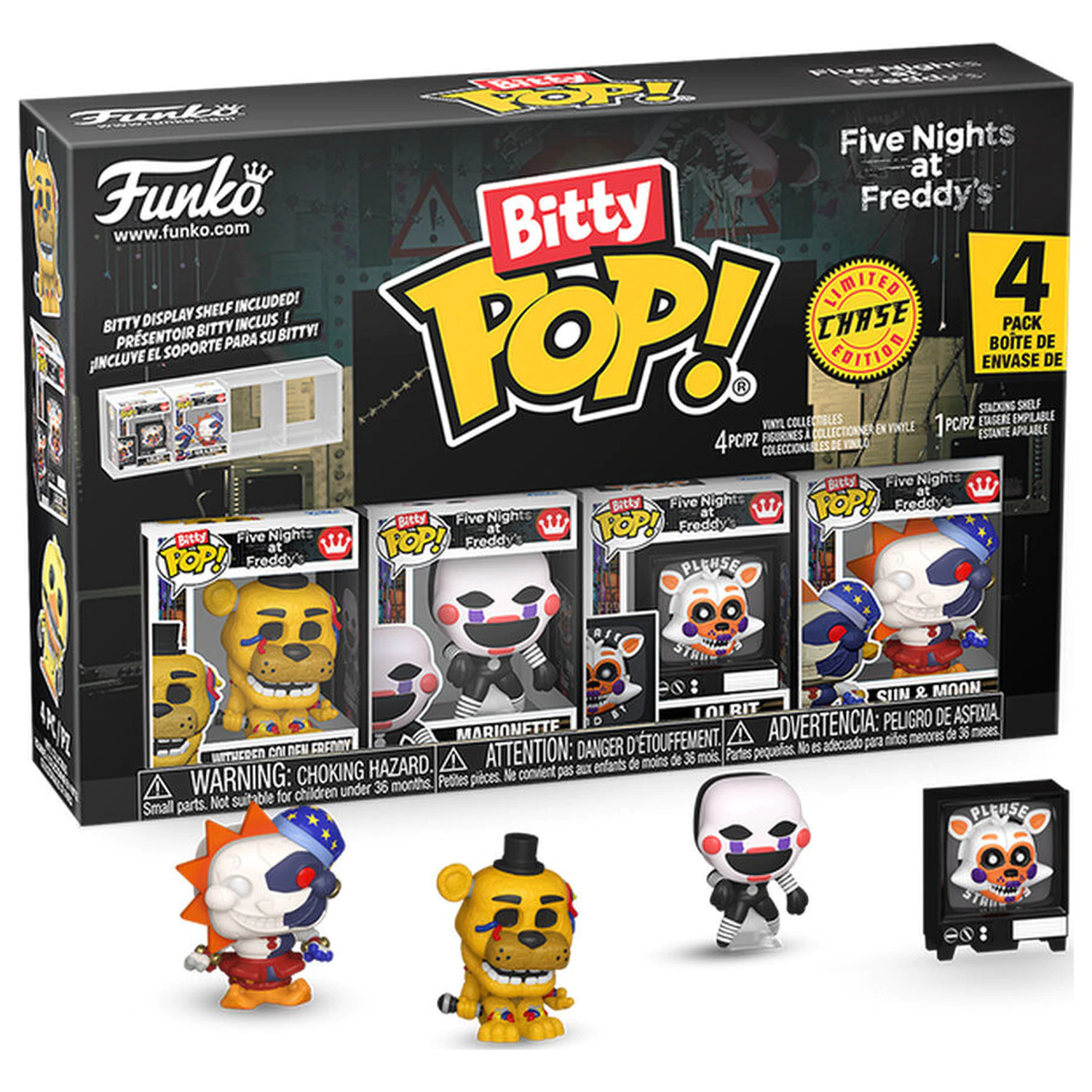 Winzige Funko POP Figuren Five Nights at Freddy´s Chase Produktfoto