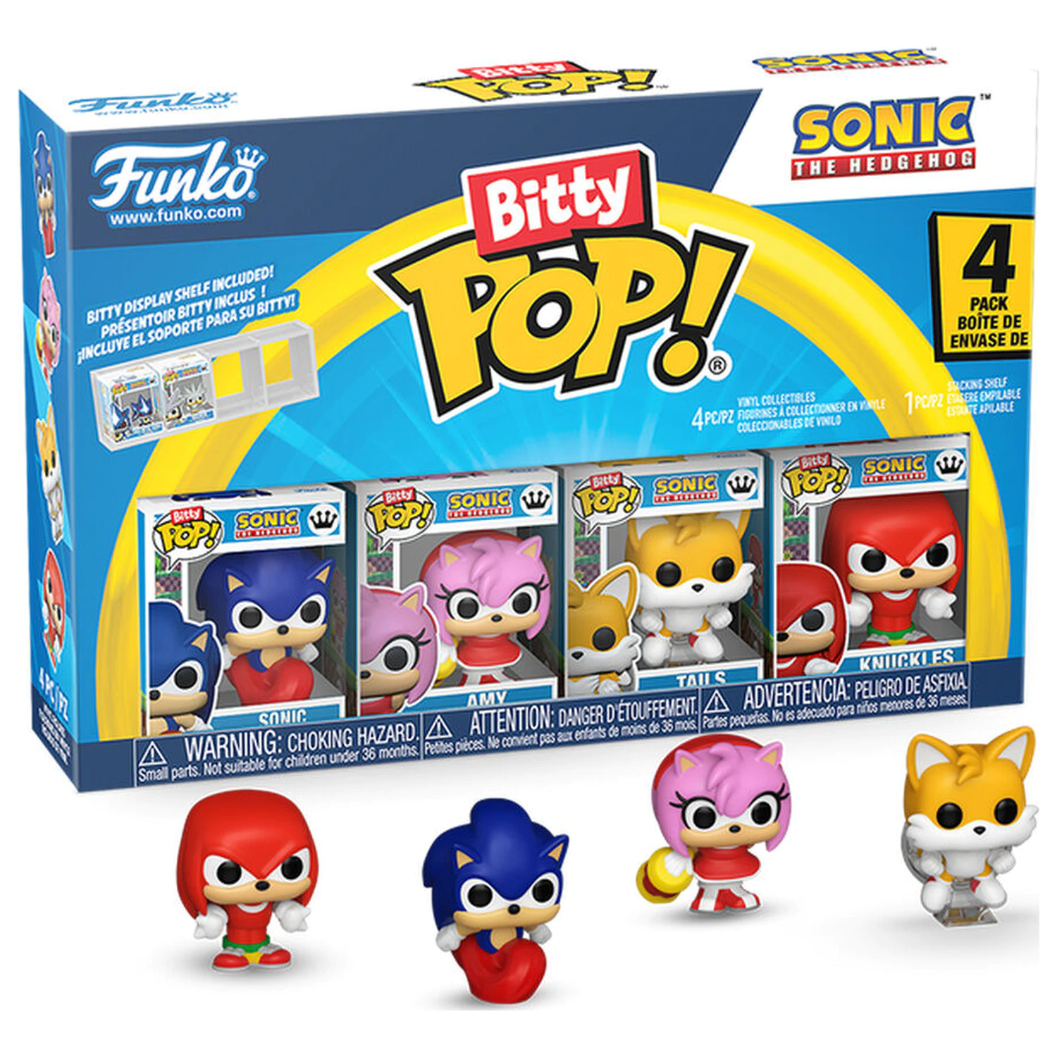 Bitty Funko POP Figuren Sonic The Hedgehog Produktfoto