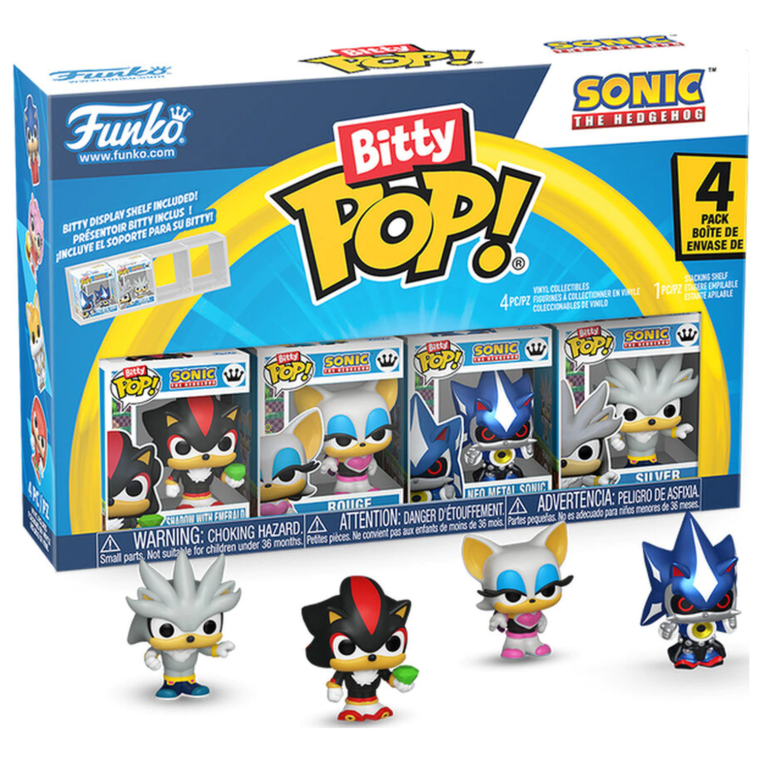 Bitty Funko POP Figuren Sonic The Hedgehog Produktfoto