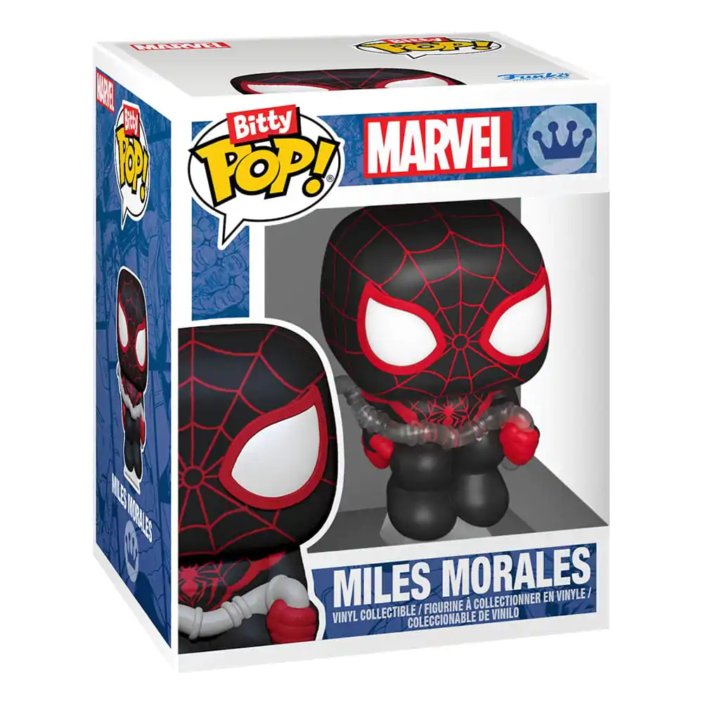 Bitty Funko POP Marvel Spider-Man Miles Vinyl Figur 4er-Pack Morales Produktfoto