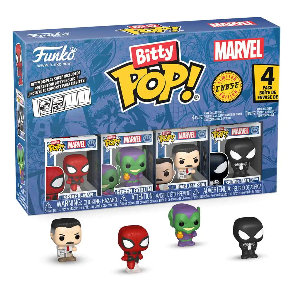Bitty Funko POP Marvel Vinyl Figur 4er-Pack Spider-Man Produktfoto