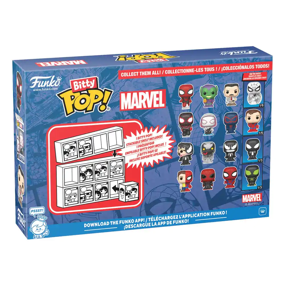 Bitty Funko POP Marvel Vinyl Figur 4er-Pack Spider-Man Produktfoto