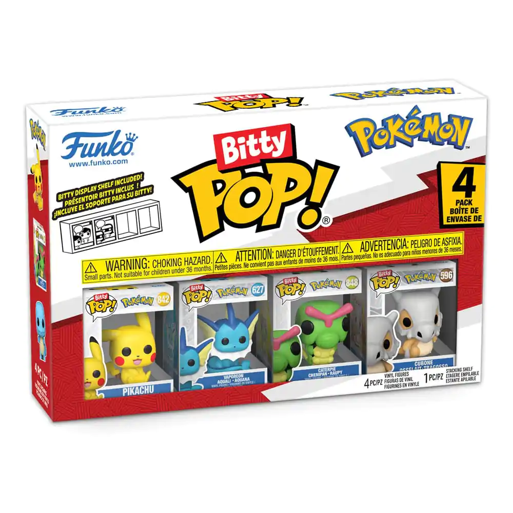 Funko Bitty POP Pokemon Vinylfigur 4er-Pack Pikachu Produktfoto