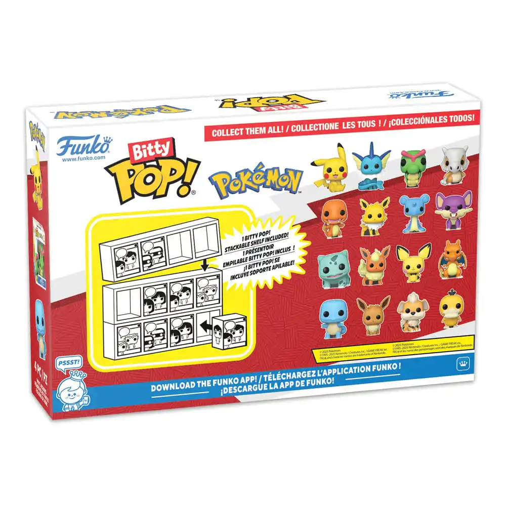 Funko Bitty POP Pokemon Vinylfigur 4er-Pack Pikachu Produktfoto