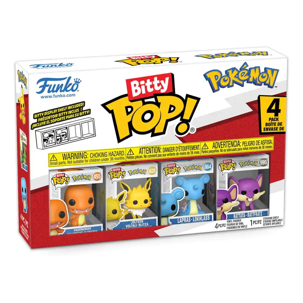 Bitty Funko POP Pokemon Vinylfigur 4er-Pack Charmander Produktfoto