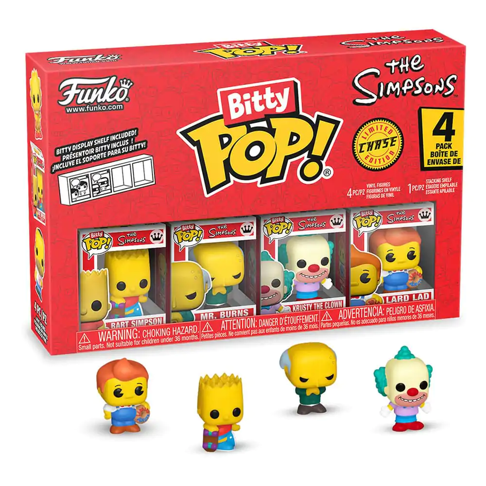 Bitty Funko POP The Simpsons Vinylfigur 4er-Pack Bart Produktfoto