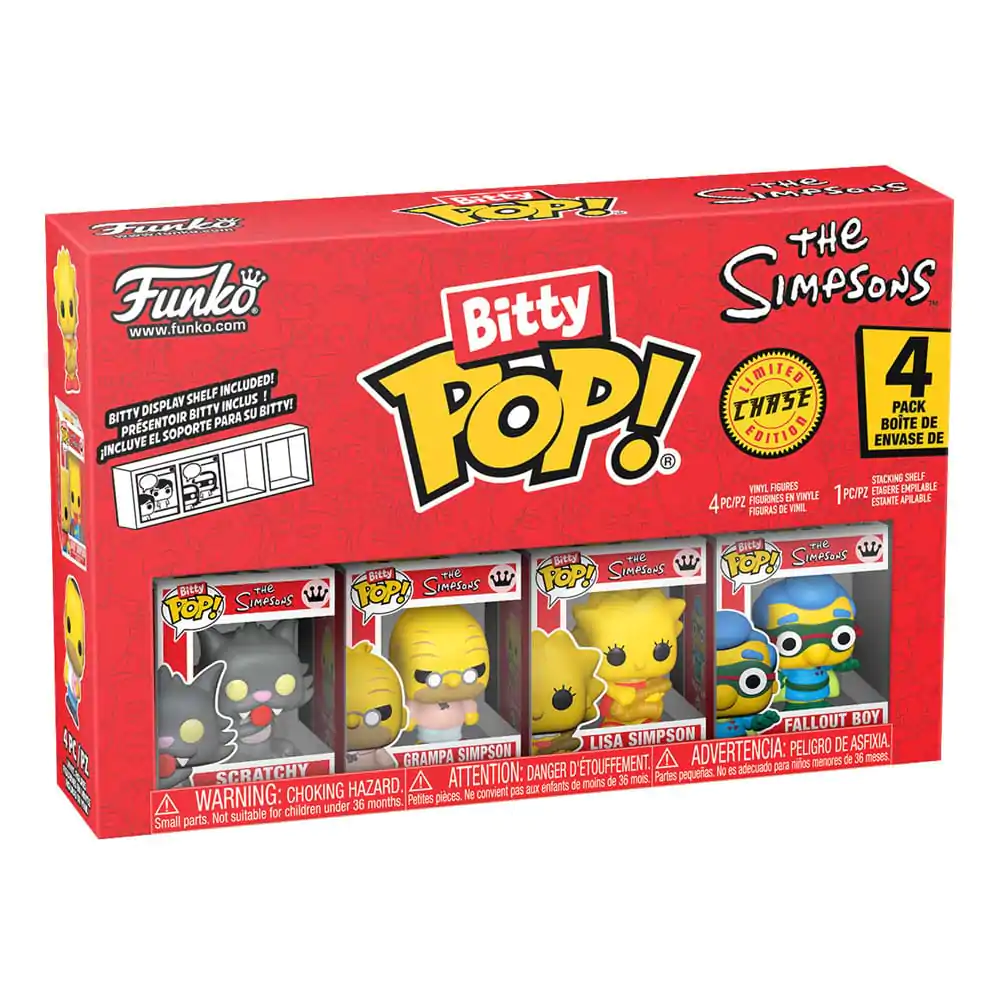 Bitty Funko POP The Simpsons Vinylfigur 4er-Pack Scratchy Produktfoto