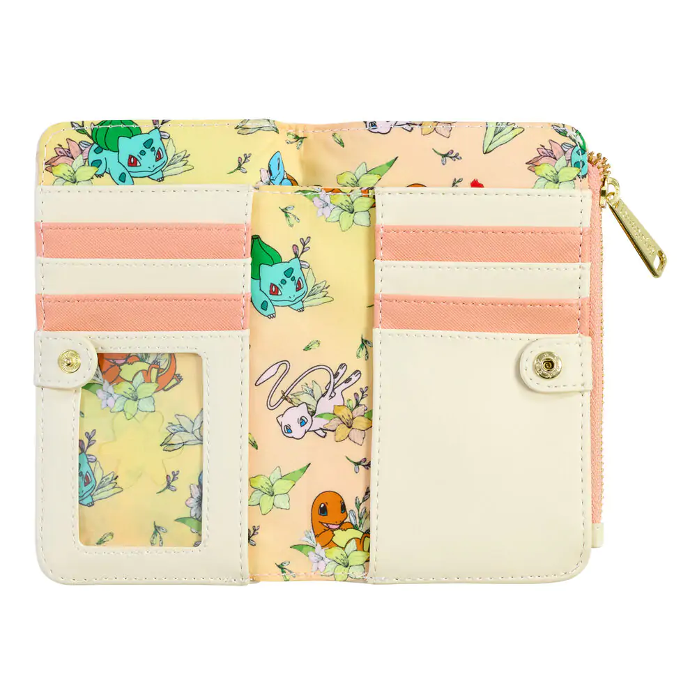 Loungefly Pokemon Geldbörse Mew & Kanto Starters Produktfoto