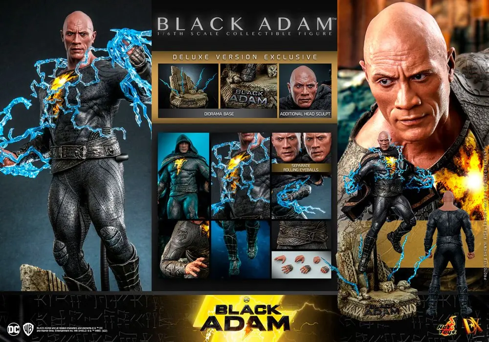 Black Adam DX Action Figur 1/6 Black Adam Deluxe Version 33 cm termékfotó