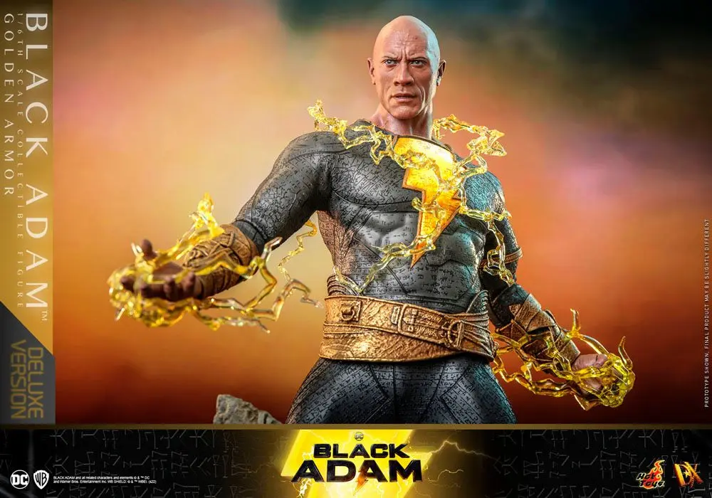 Black Adam DX Action Figur 1/6 Black Adam (Golden Armor) Deluxe Version 33 cm termékfotó