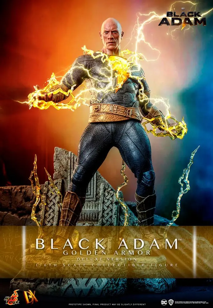 Black Adam DX Action Figur 1/6 Black Adam (Golden Armor) Deluxe Version 33 cm termékfotó