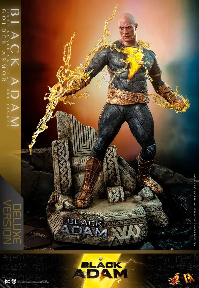 Black Adam DX Action Figur 1/6 Black Adam (Golden Armor) Deluxe Version 33 cm termékfotó