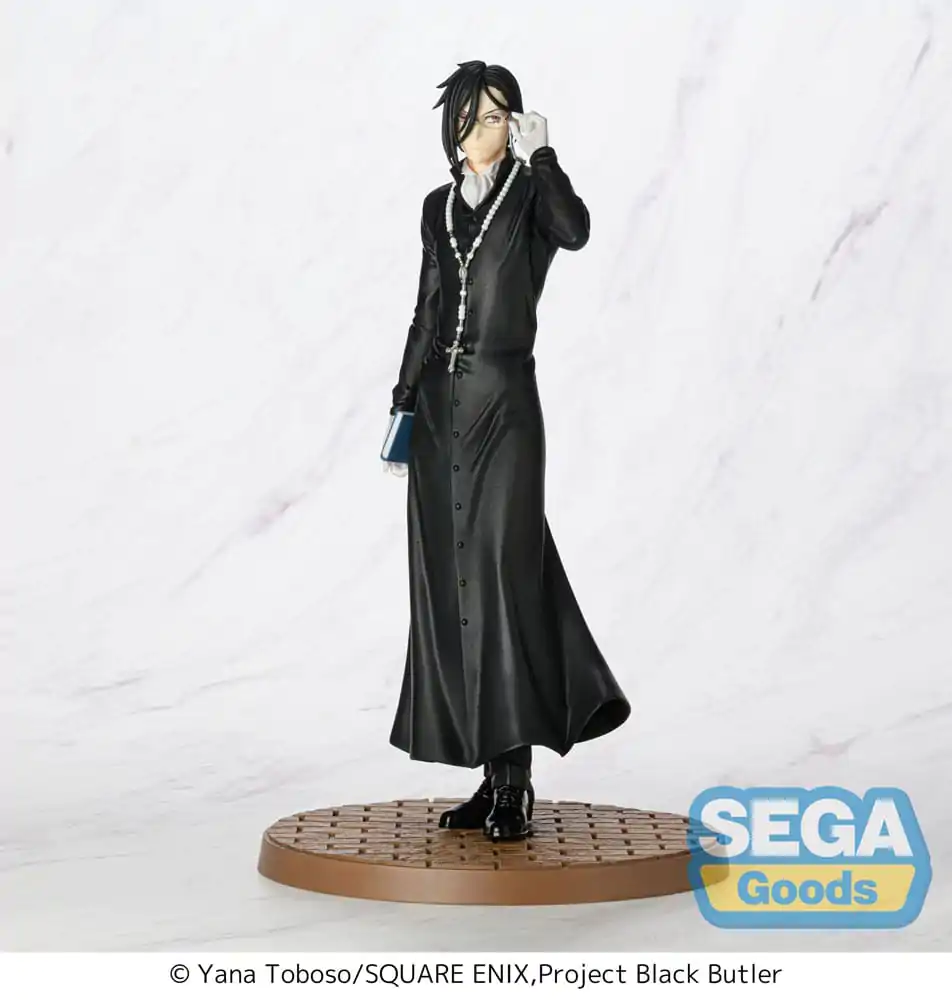 Black Butler: Boarding School Arc Luminasta PVC Statue Sebastian Michaelis 22 cm Produktfoto