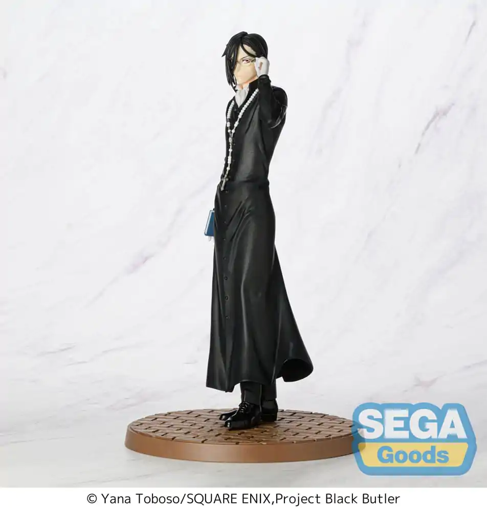Black Butler: Boarding School Arc Luminasta PVC Statue Sebastian Michaelis 22 cm Produktfoto