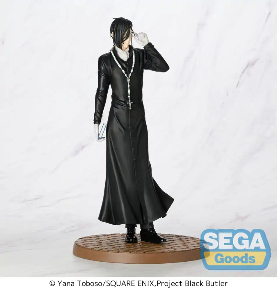 Black Butler: Boarding School Arc Luminasta PVC Statue Sebastian Michaelis 22 cm Produktfoto