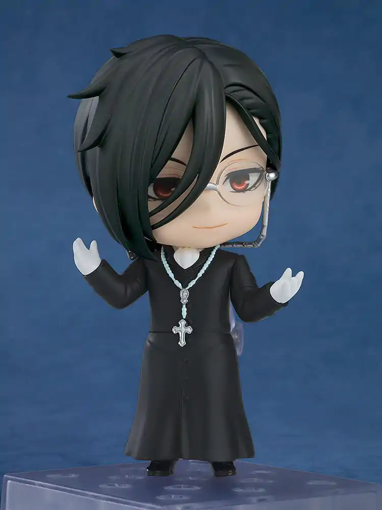 Black Butler: Boarding School Arc Nendoroid Actionfigur Sebastian Michaelis: Sapphire Owl Ver. 10 cm termékfotó