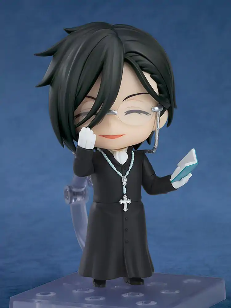 Black Butler: Boarding School Arc Nendoroid Actionfigur Sebastian Michaelis: Sapphire Owl Ver. 10 cm termékfotó