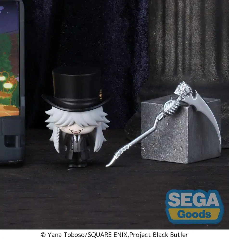 Black Butler: Boarding School Arc Petite World Memories Mini Figur Undertaker (EX) 8 cm Produktfoto