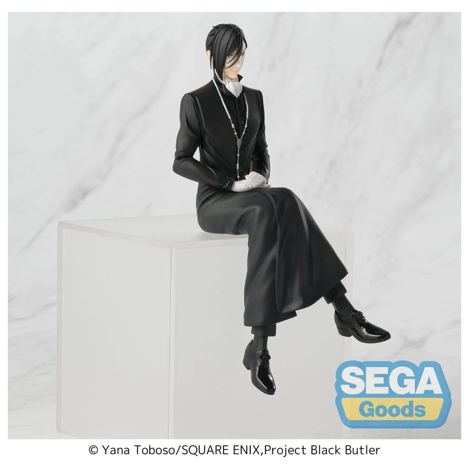 Black Butler: Boarding School Arc PM Perching PVC Figur Sebastian Michaelis 16 cm Produktfoto