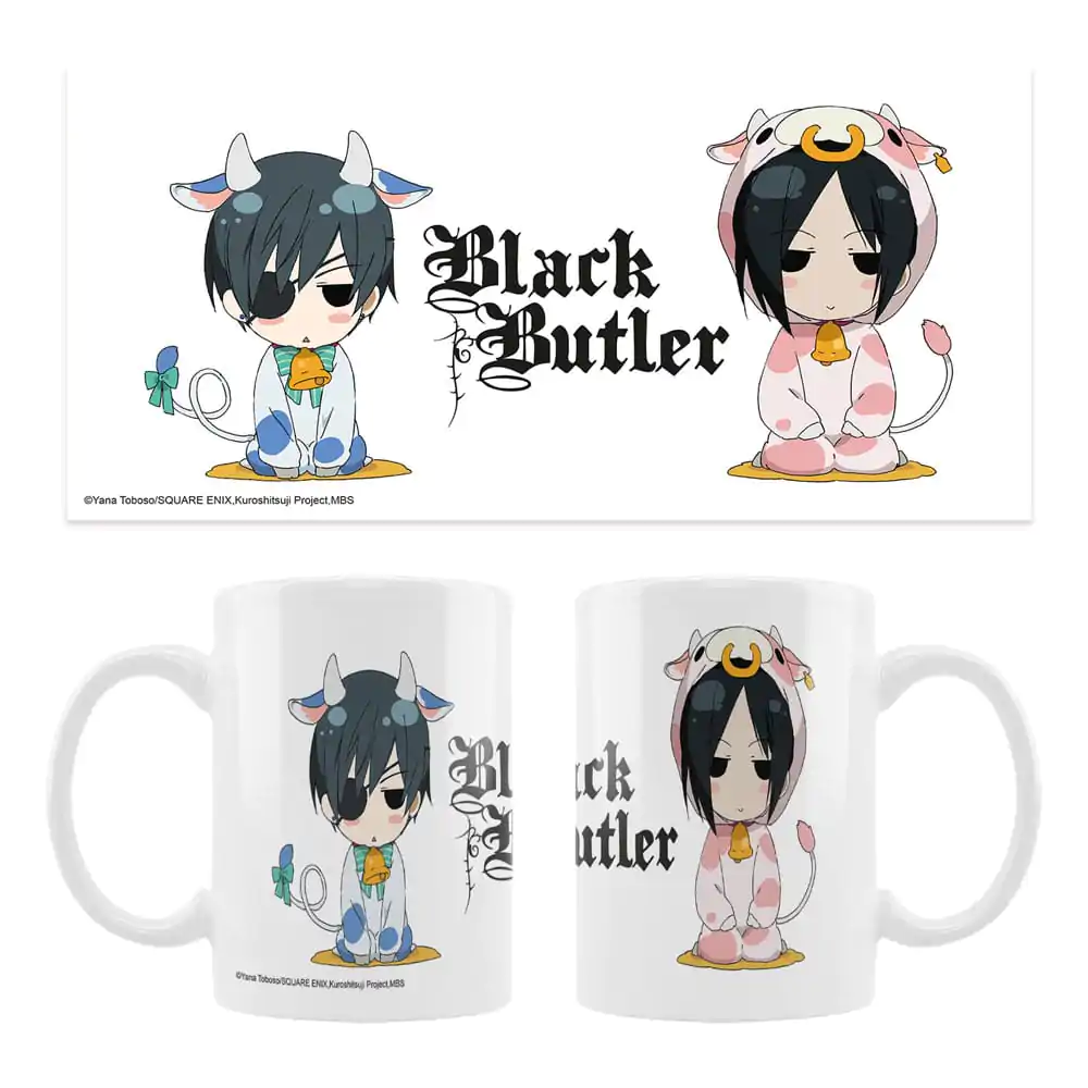 Black Butler Keramiktasse Cow Costumes termékfotó