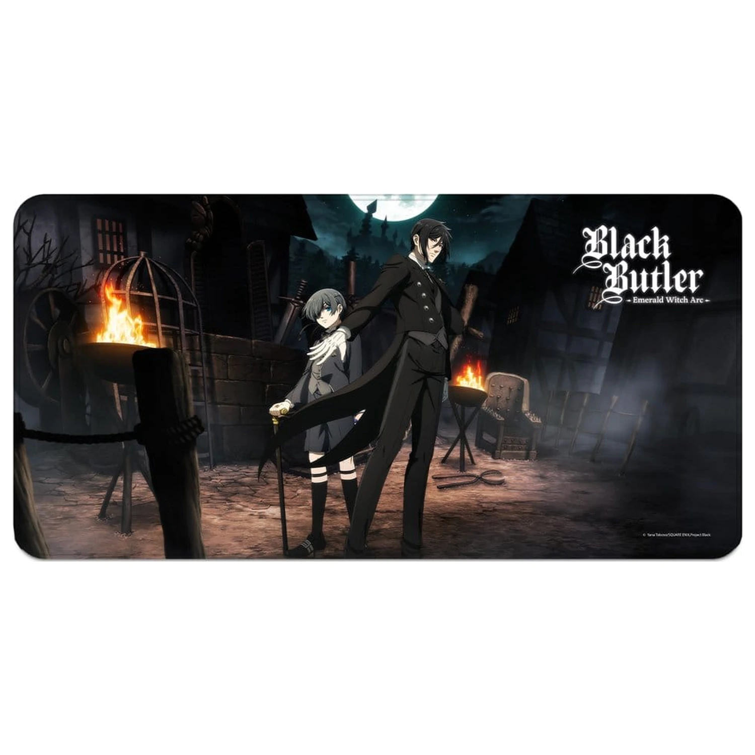 Black Butler: Emerald Witch Arc XXL Mauspad Sebastian & Ciel 80 x 40 cm Produktfoto