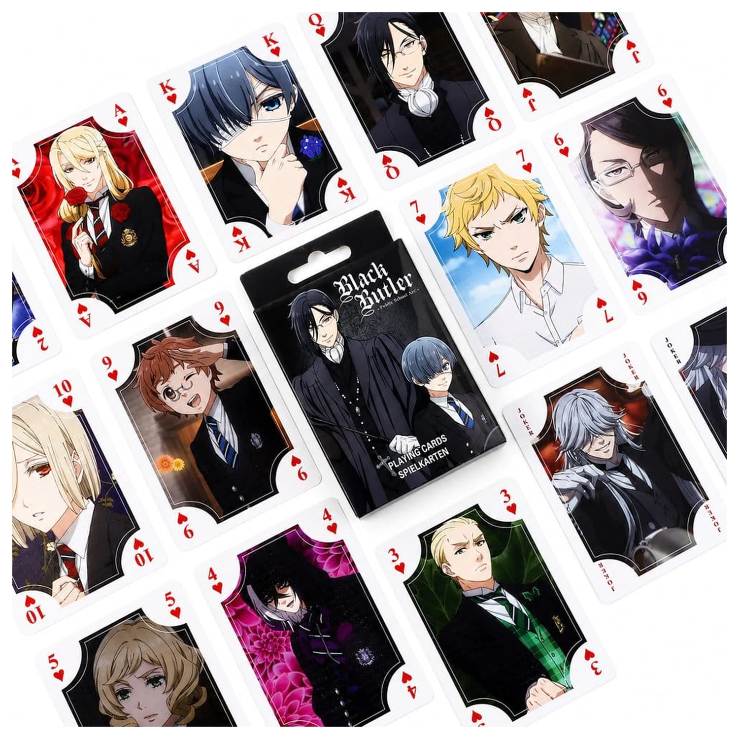 Black Butler Spielkarten Public School Produktfoto